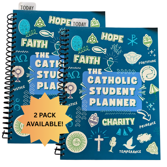 The Catholic Student Planner: An Undated Journey With the Saints (2 PACK)