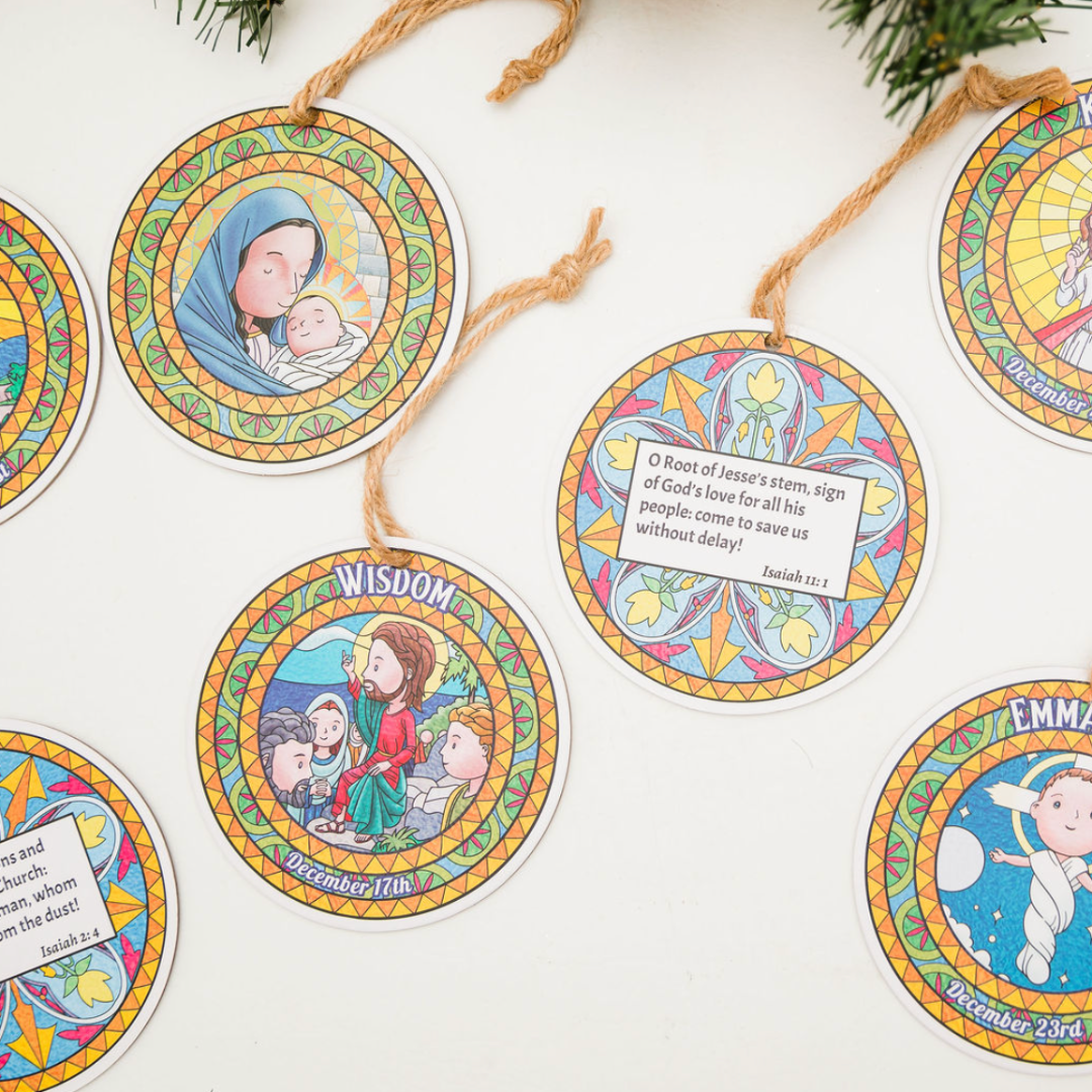 The "O" Antiphons Ornament Set