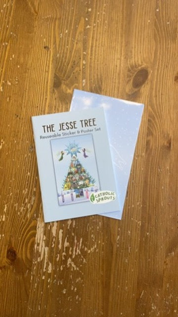 The Jesse Tree Devotional Reusable Stickers and Poster