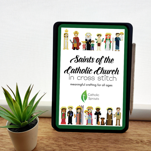 Saints of the Catholic Church in Cross Stitch: Digital Copy