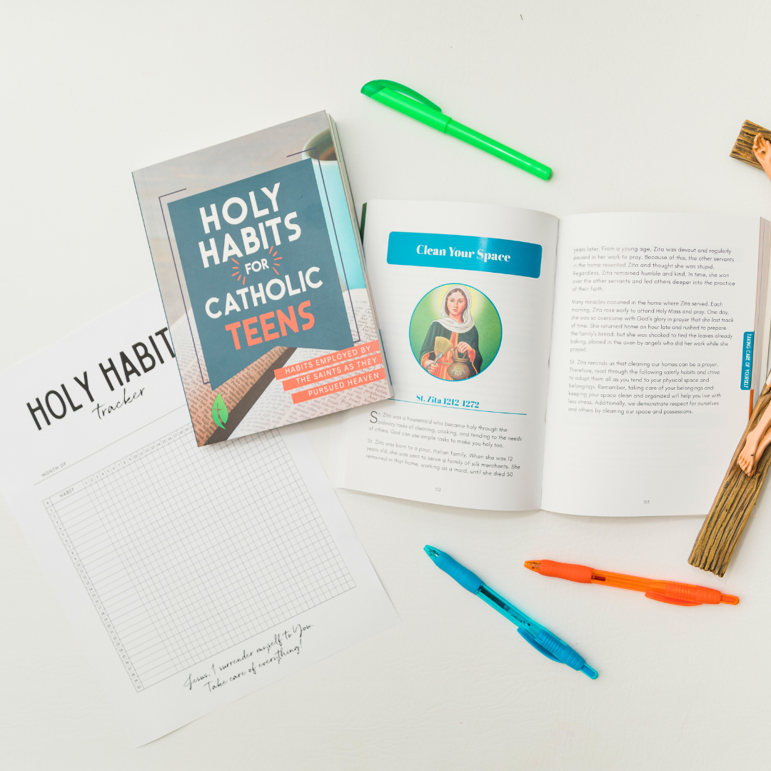 Prayer Journal + Holy Habits for Catholic Teens