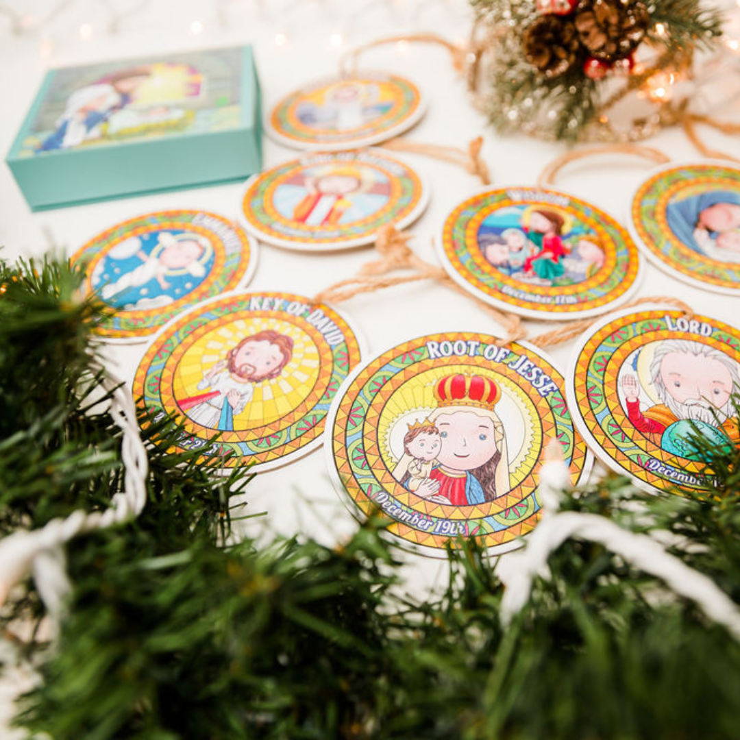The "O" Antiphons Ornament Set