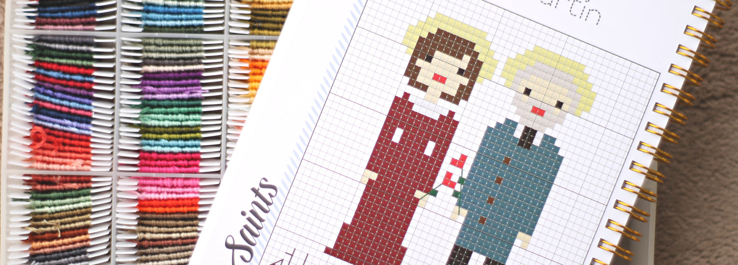 Saints of the Catholic Church in Cross Stitch: Digital Copy
