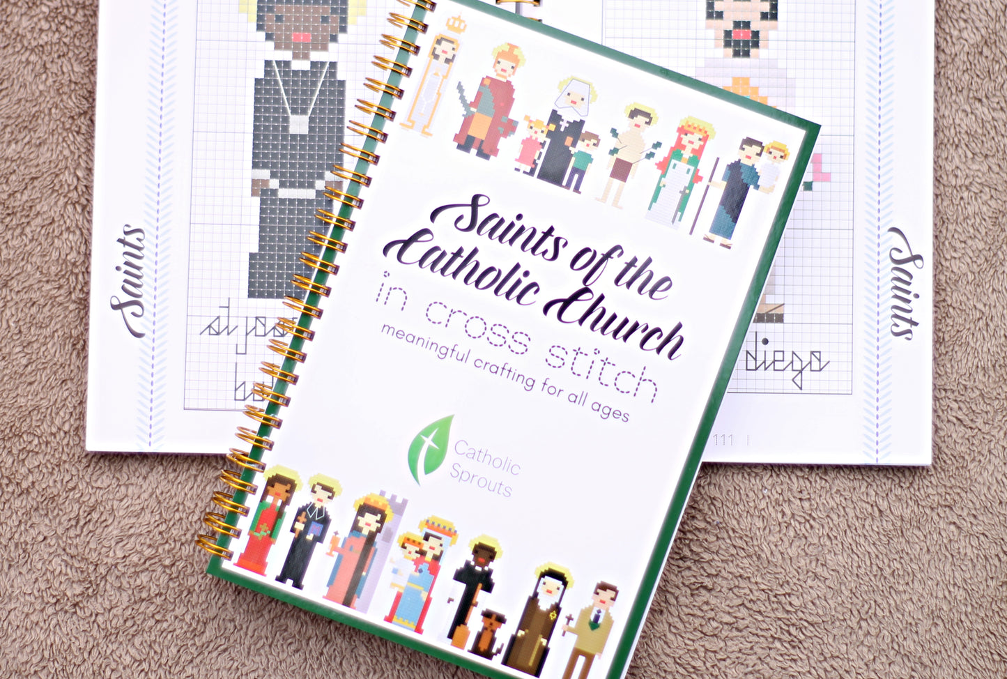 Saints of the Catholic Church in Cross Stitch: Digital Copy