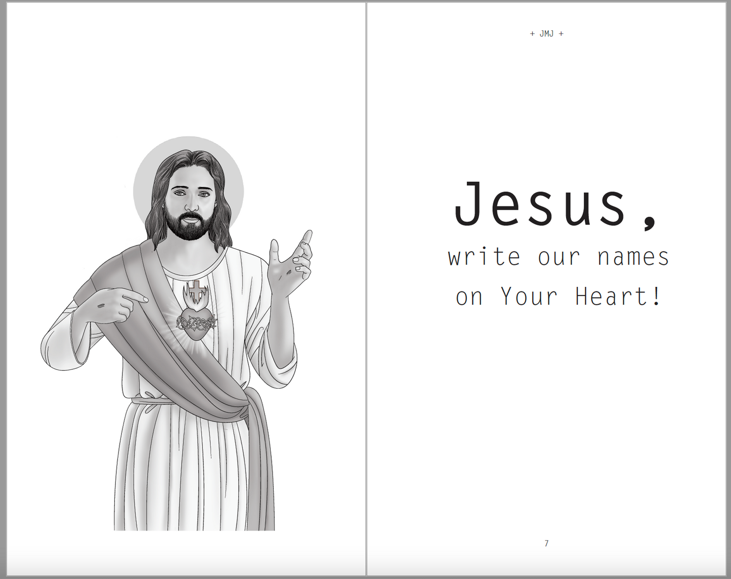 Write Our Name on Your Heart: Digital Copy (Family Consecration to the Sacred Heart of Jesus)
