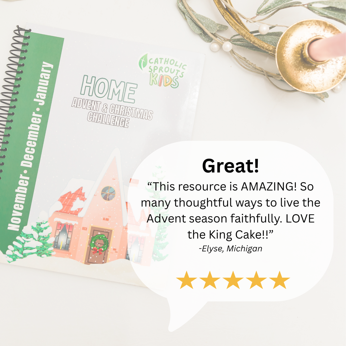 Catholic Sprouts Kids: Home Advent & Christmas Challenge