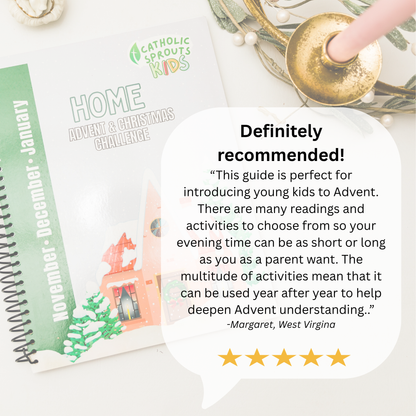 Catholic Sprouts Kids: Home Advent & Christmas Challenge