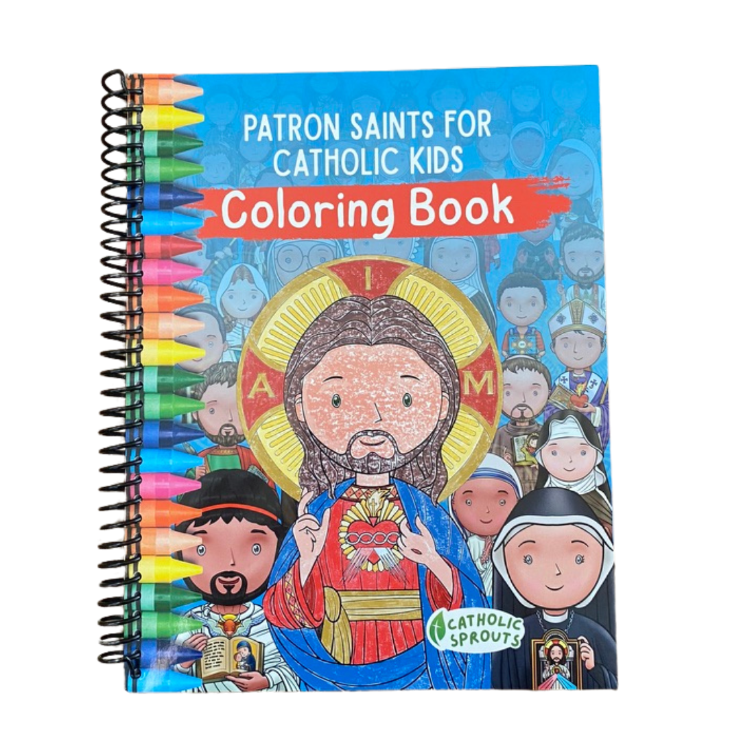 Patron Saints for Catholic Kids Coloring Book