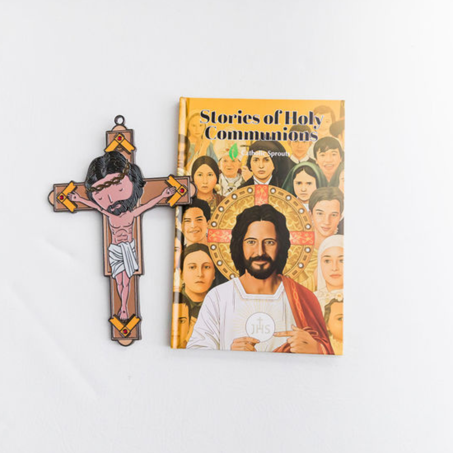 Stories of Holy Communion + Wall Crucifix