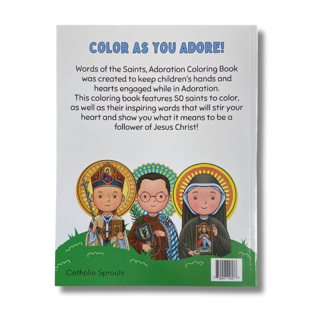 The Adoration Coloring Book from Catholic Sprouts