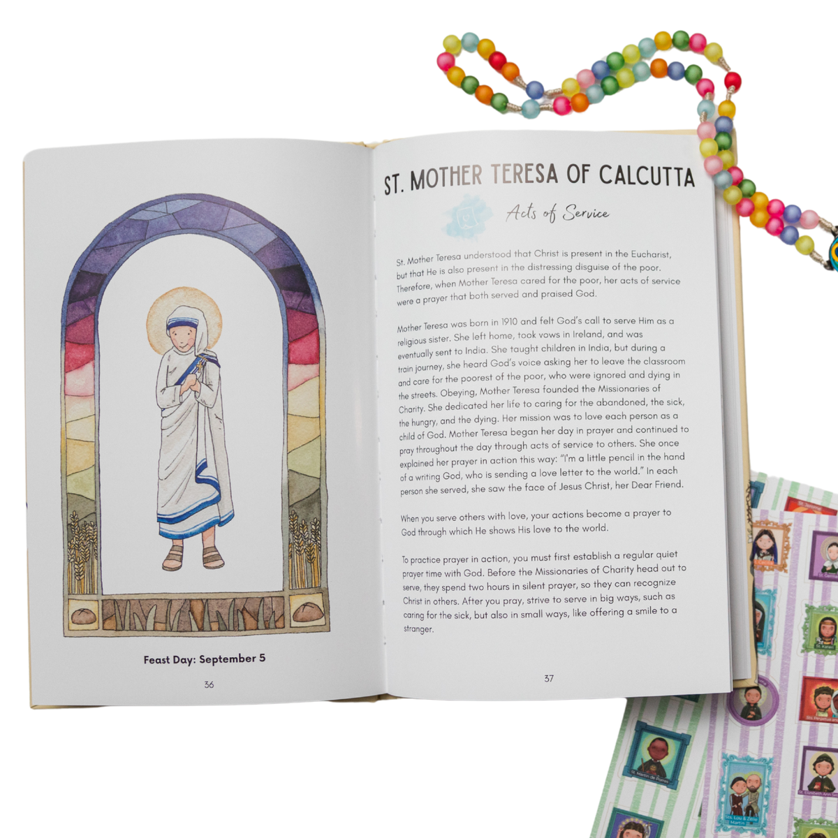 Praying with the Saints for Girls + Rosary