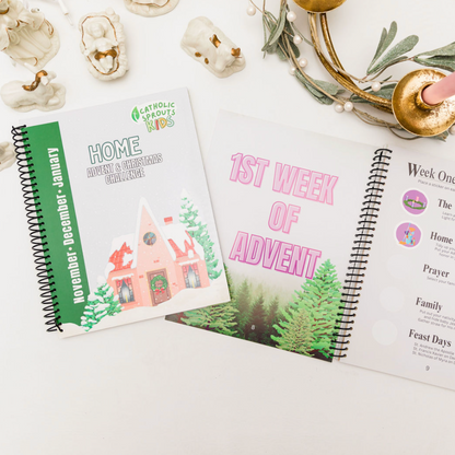 Catholic Sprouts Kids: Home Advent & Christmas Challenge- DIGITAL COPY