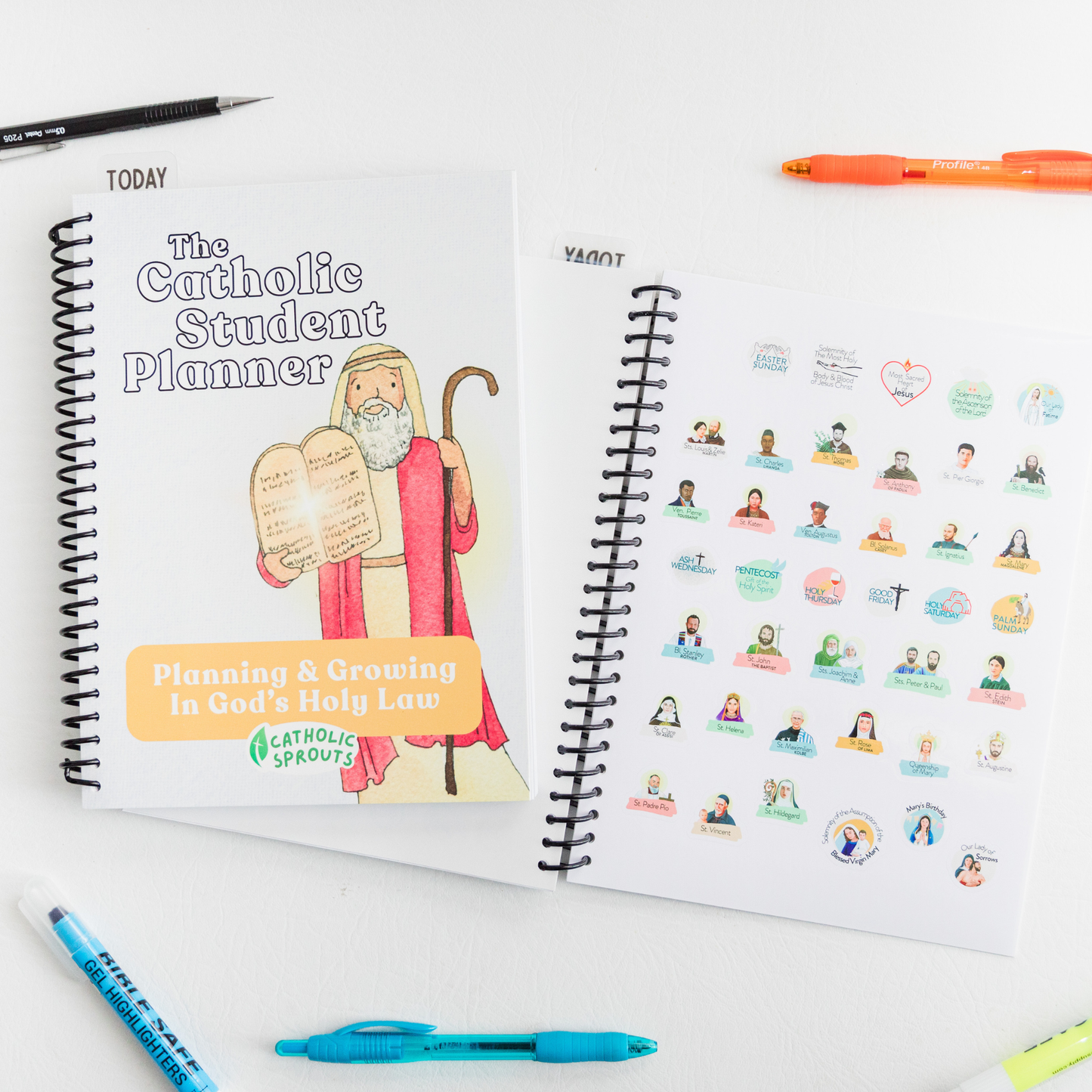 The Catholic Student Planner Featuring the 10 Commandments (3 Pack)