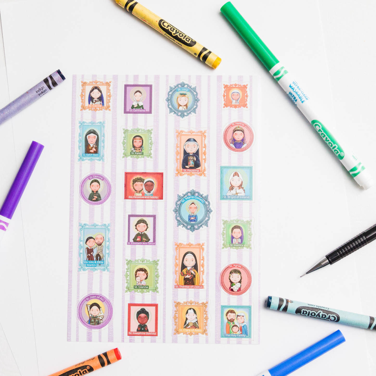 Catholic Stickers for Kids