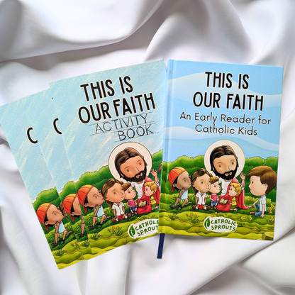 This Is Our Faith Early Reader + (3) Activity Books Bundle