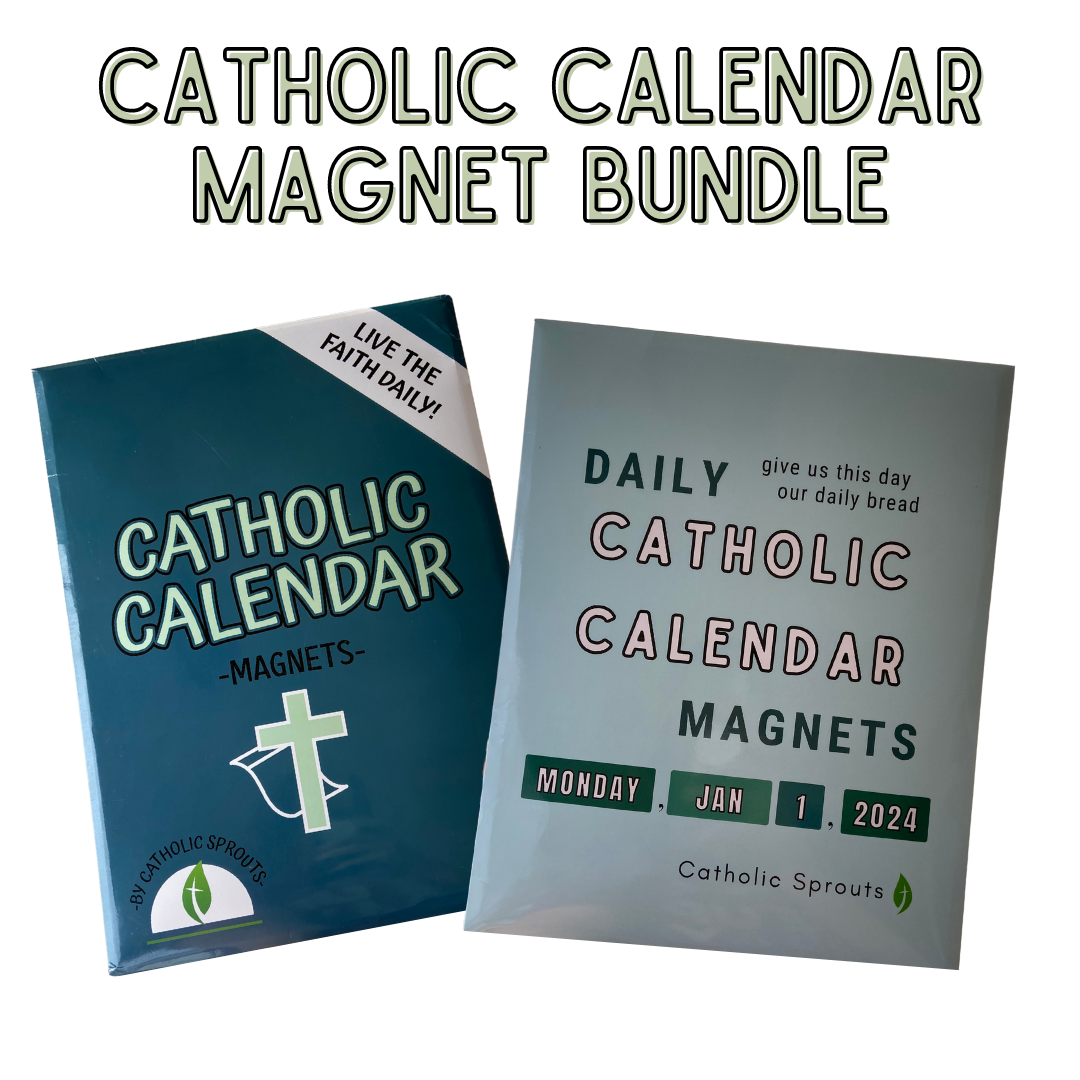 Catholic Calendar Magnet Bundle Catholic Sprouts Catholic Calendar Magnet Bundle Catholic Sprouts