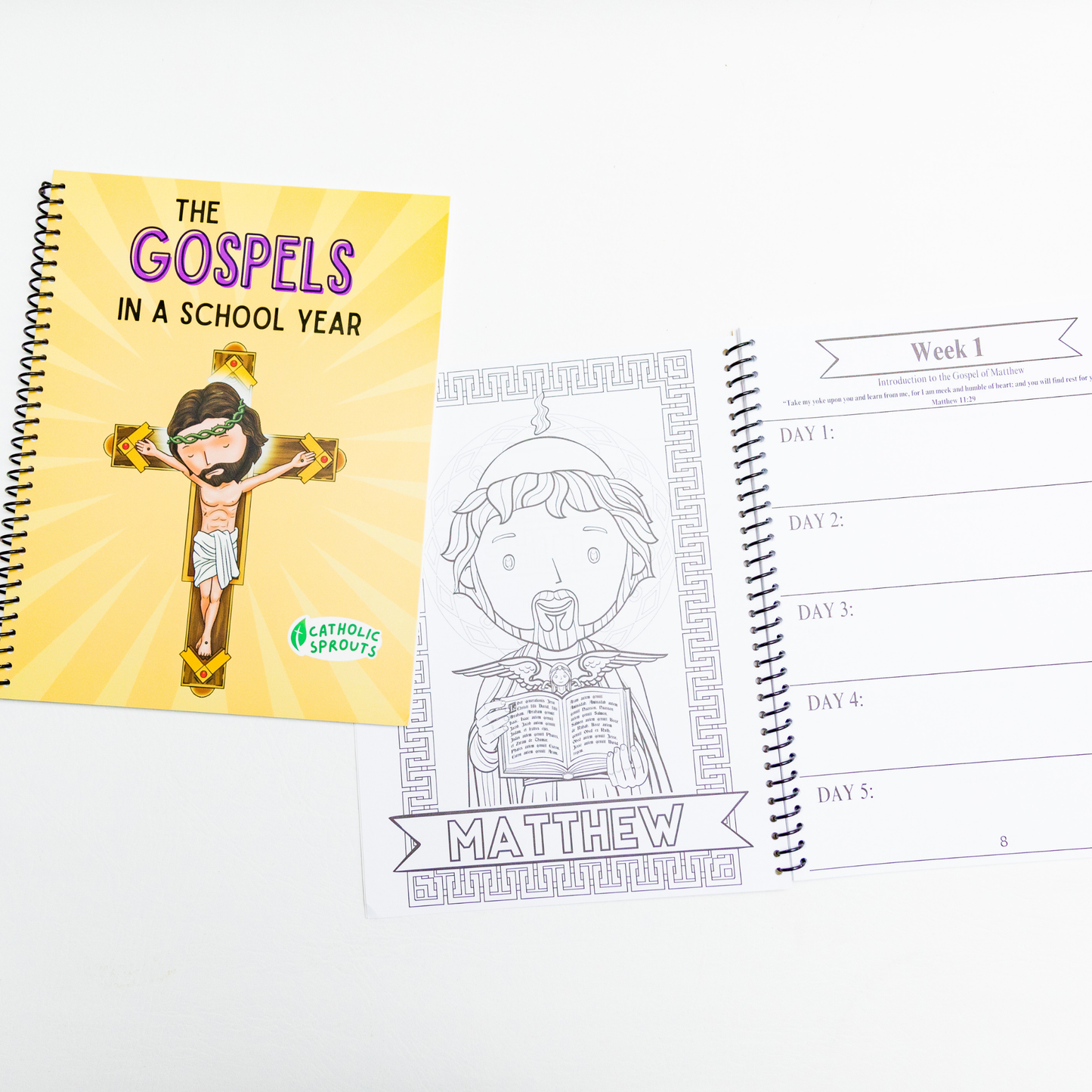 DIGITAL COPY: Gospels in School Year Notebook