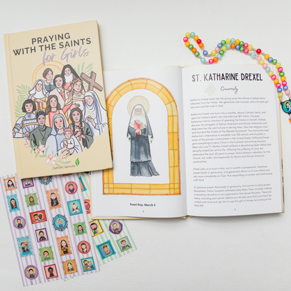 Praying with the Saints for Girls + Rosary