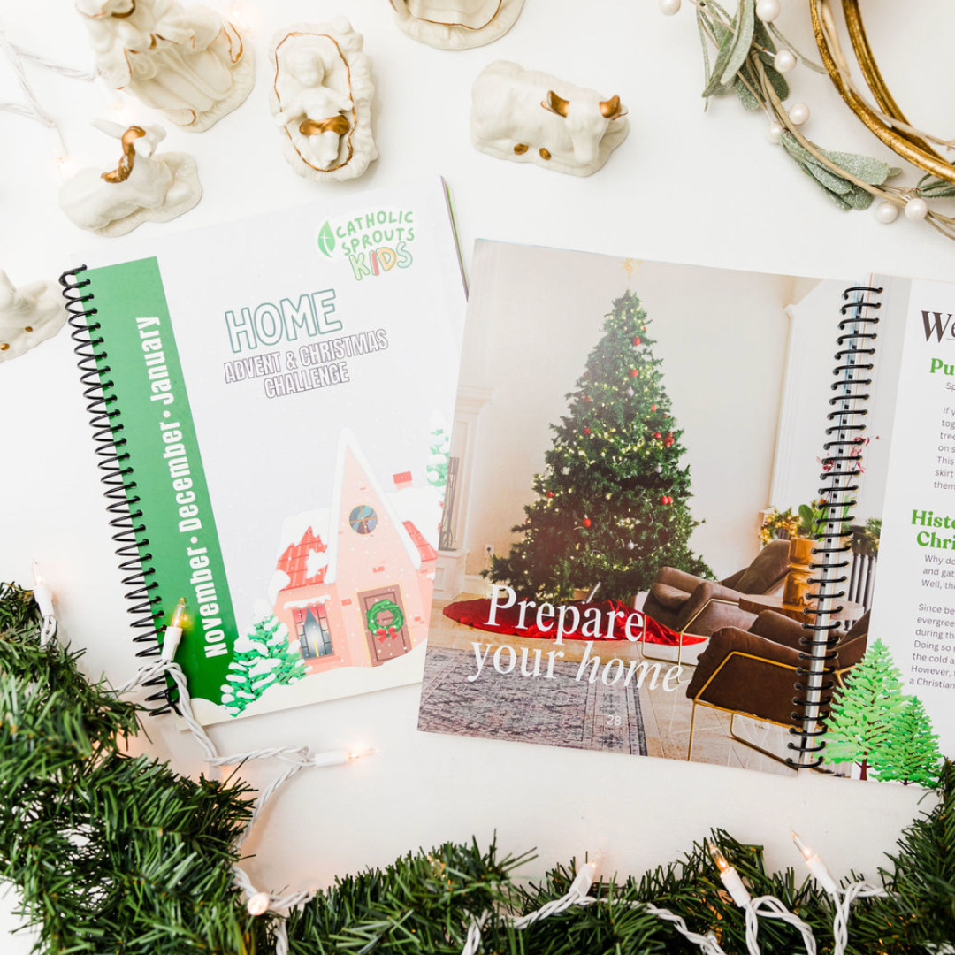 Catholic Sprouts Kids: Home Advent & Christmas Challenge- DIGITAL COPY