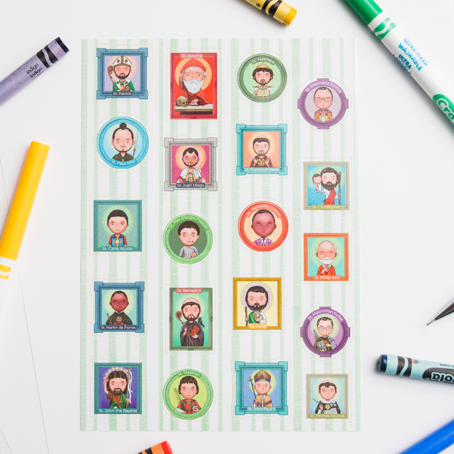 Catholic Stickers for Kids