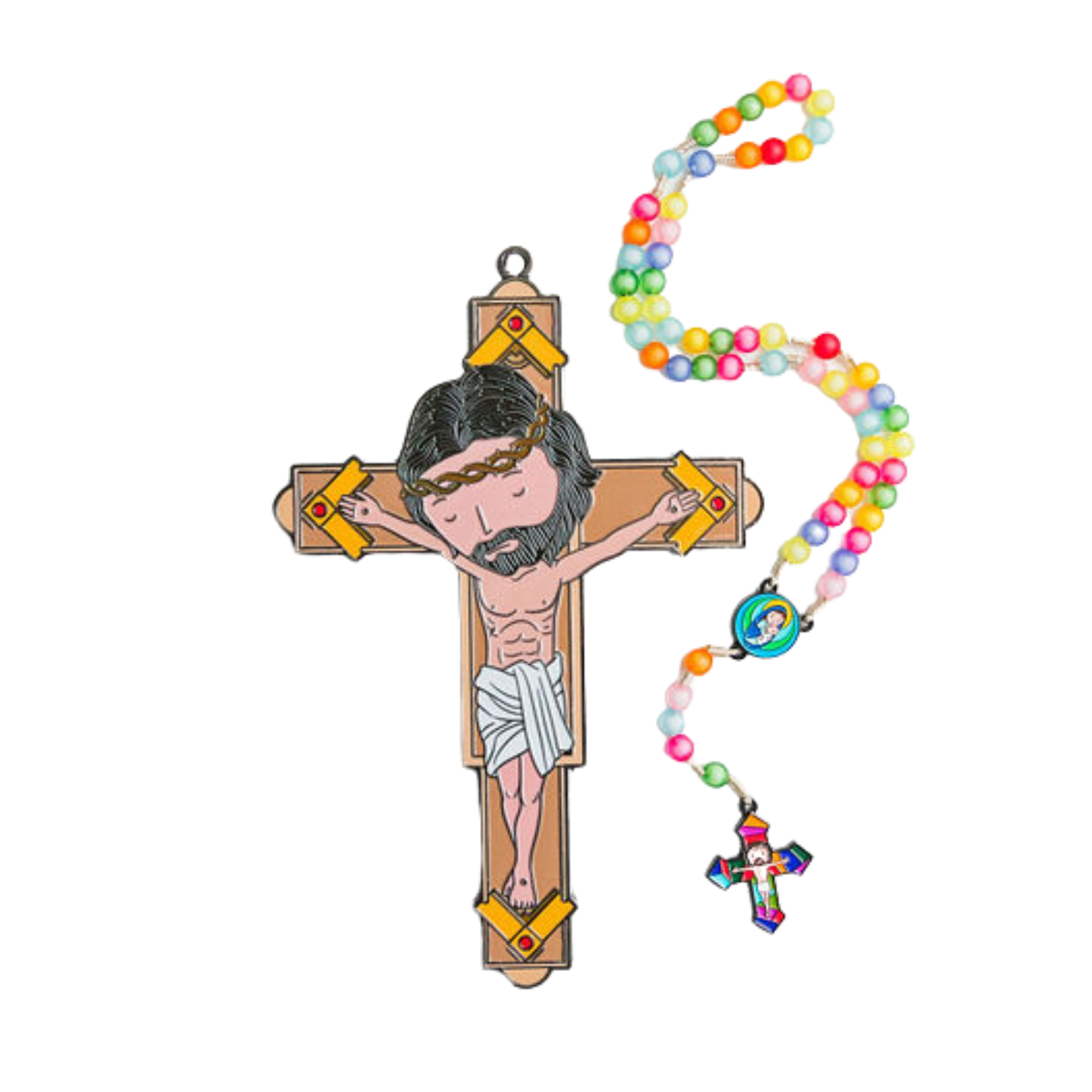 Rosary + Crucifix Bundle