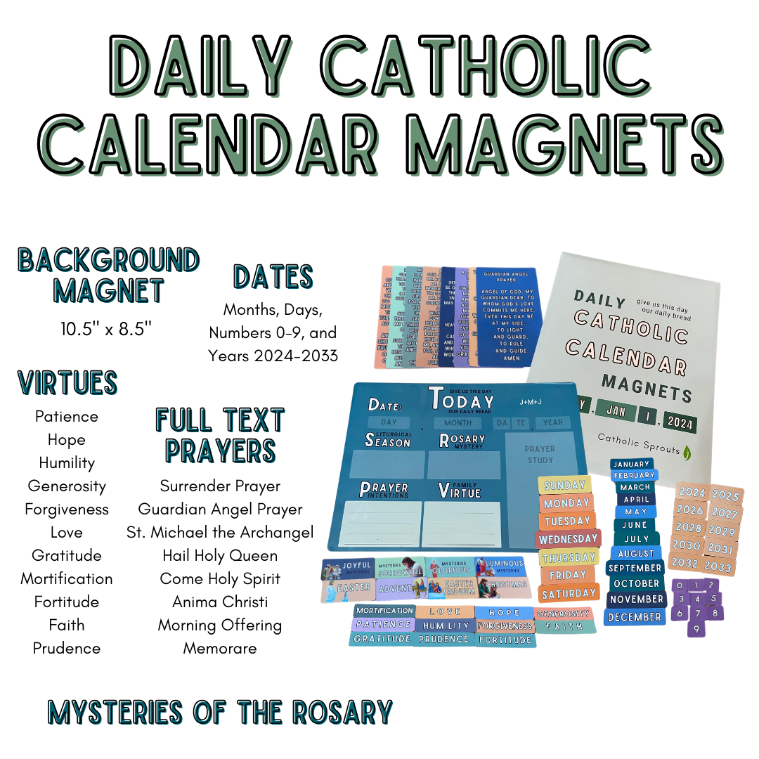 Daily Catholic Calendar Magnets