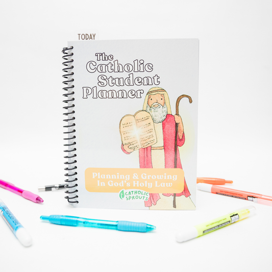 The Catholic Student Planner Featuring the 10 Commandments