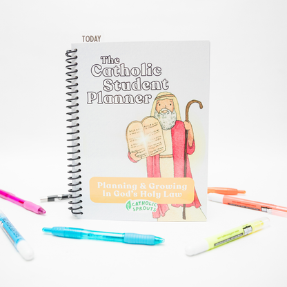 The Catholic Student Planner Featuring the 10 Commandments (3 Pack)
