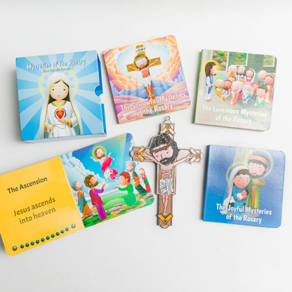 Mysteries of the Rosary + Crucifix Bundle