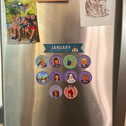 Catholic Calendar Magnets