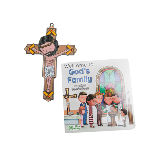 Baptism + Crucifix Bundle