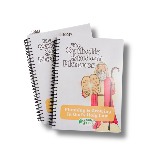 The Catholic Student Planner Featuring the 10 Commandments (2 Pack)