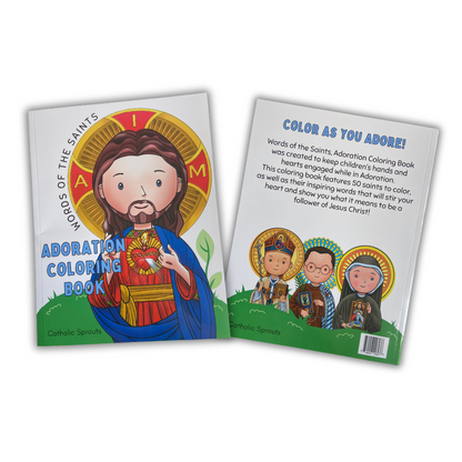 The Adoration Coloring Book from Catholic Sprouts