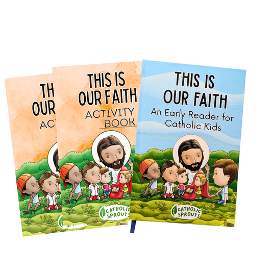 This Is Our Faith Early Reader + (2) Activity Books Bundle