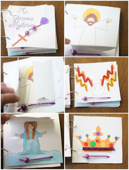 DIGITAL COPY: Printable Rosary Quiet Book