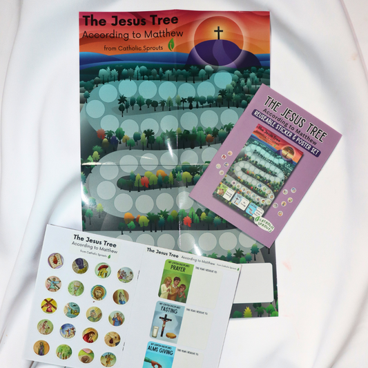 The Jesus Tree According to Matthew: Reusable Stickers and Poster ONLY