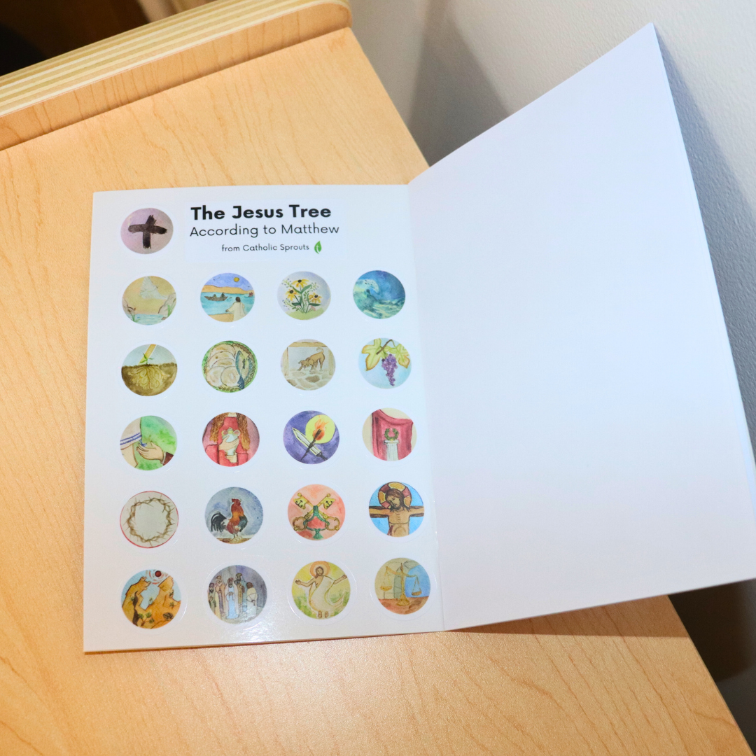 The Jesus Tree According to Matthew: Reusable Stickers and Poster ONLY