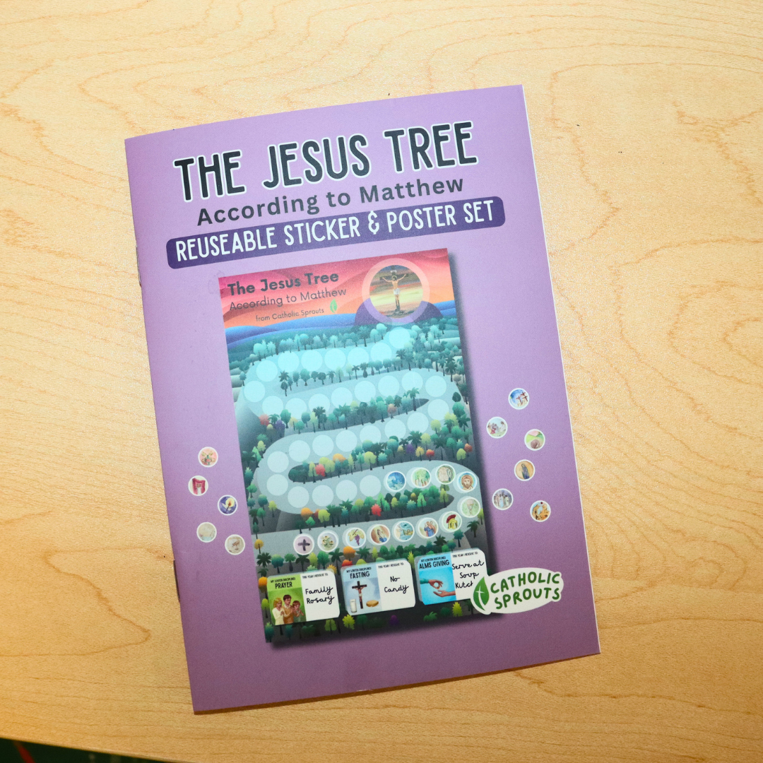 The Jesus Tree According to Matthew: Reusable Stickers and Poster ONLY
