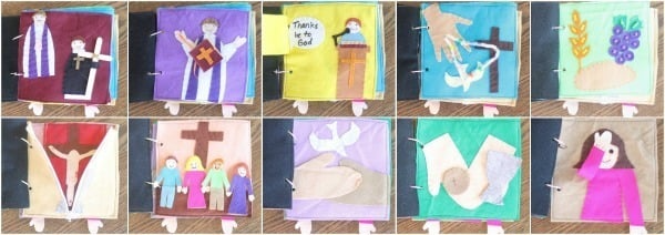 DIGITAL COPY: Mass Quiet Book Felt Pattern and Instructions