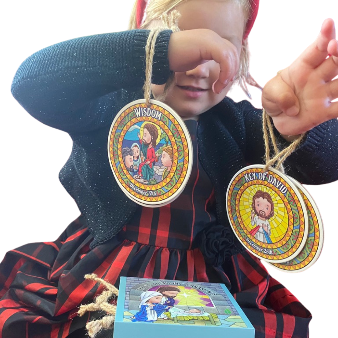 The "O" Antiphons Ornament Set
