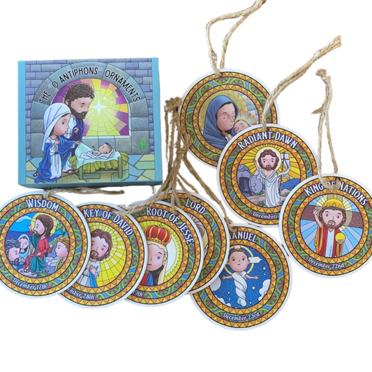The "O" Antiphons Ornament Set [imperfect]