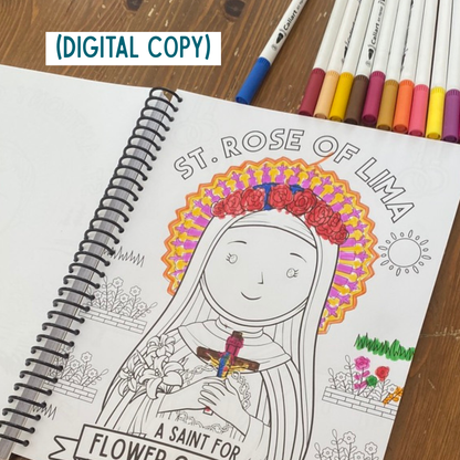 Patron Saints for Kids Coloring Book: DIGITAL COPY