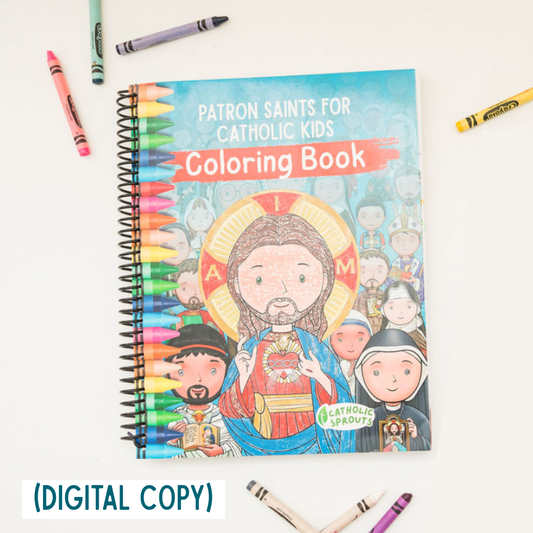 Patron Saints for Kids Coloring Book: DIGITAL COPY