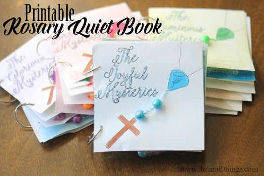 DIGITAL COPY: Printable Rosary Quiet Book