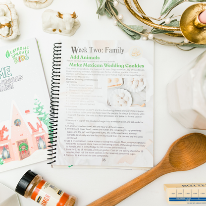 DIGITAL COPY: Catholic Sprouts Kids: Home Advent & Christmas Challenge