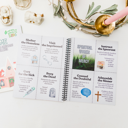 DIGITAL COPY: Catholic Sprouts Kids: Home Advent & Christmas Challenge