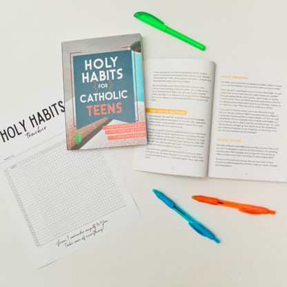 Prayer Journal + Holy Habits for Catholic Teens