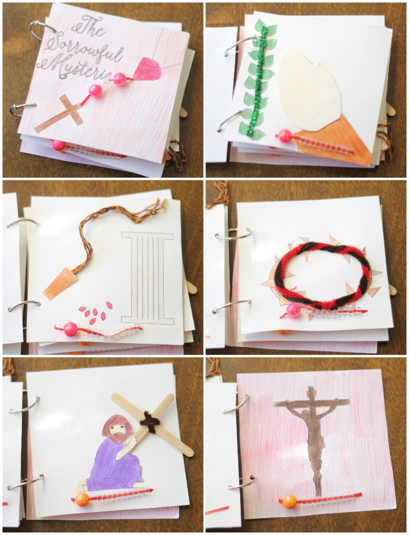DIGITAL COPY: Printable Rosary Quiet Book
