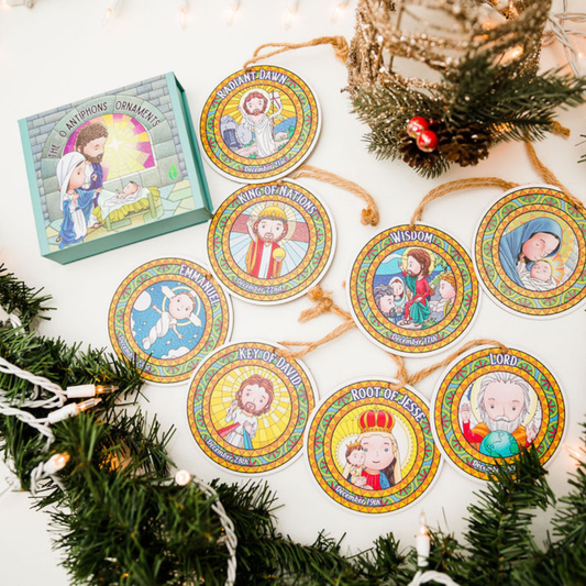 The "O" Antiphons Ornament Set
