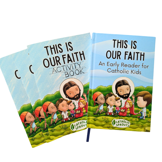 This Is Our Faith Early Reader + (3) Activity Books Bundle